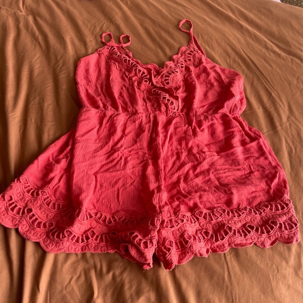 Red romper
